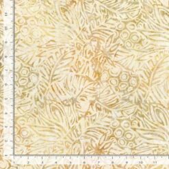 TONGA-B5268 Linen - LEAF PATCHWORK, Batik