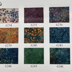 Batik Textiles - Tranquil Moods Jelly Roll Strips