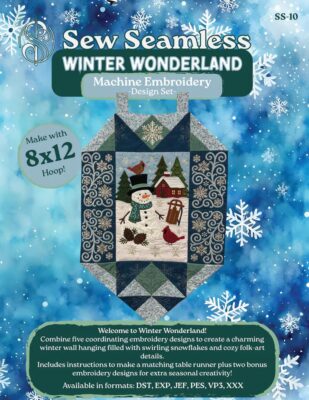 Winter Wonderland Machine Embroidery Pattern