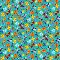 Woodland Delight Petite Floral - Turquoise