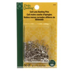 Coil-Less Curved Safety Pins-Size 1 50/Pkg