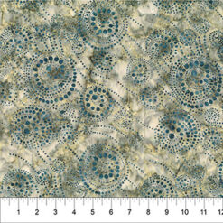 Midnight Savanna II - Moss Stone - Circle Dot