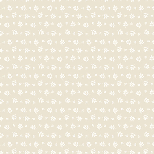 Little Flower Buds - Ecru