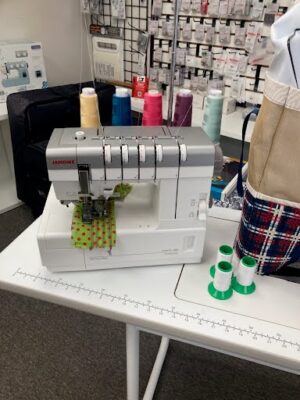 Used Janome CoverPro 3000 Professional coverstitch machine